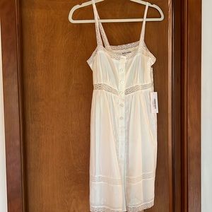 Reformation Brayden dress white NWT